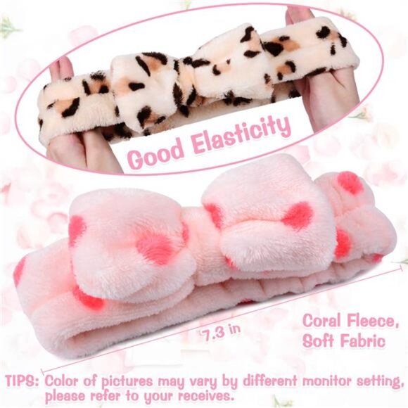 8 Pack Spa Headband for Women Facial Makeup Headband main image 7